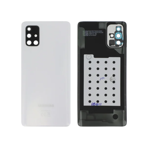 Tampa Traseira Branca para Samsung Galaxy A71 (A715F) (SERVICE PACK)