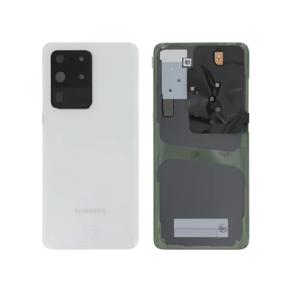 Tampa Traseira Branca para Samsung Galaxy S20 Ultra 5G (G988F) (SERVICE PACK)