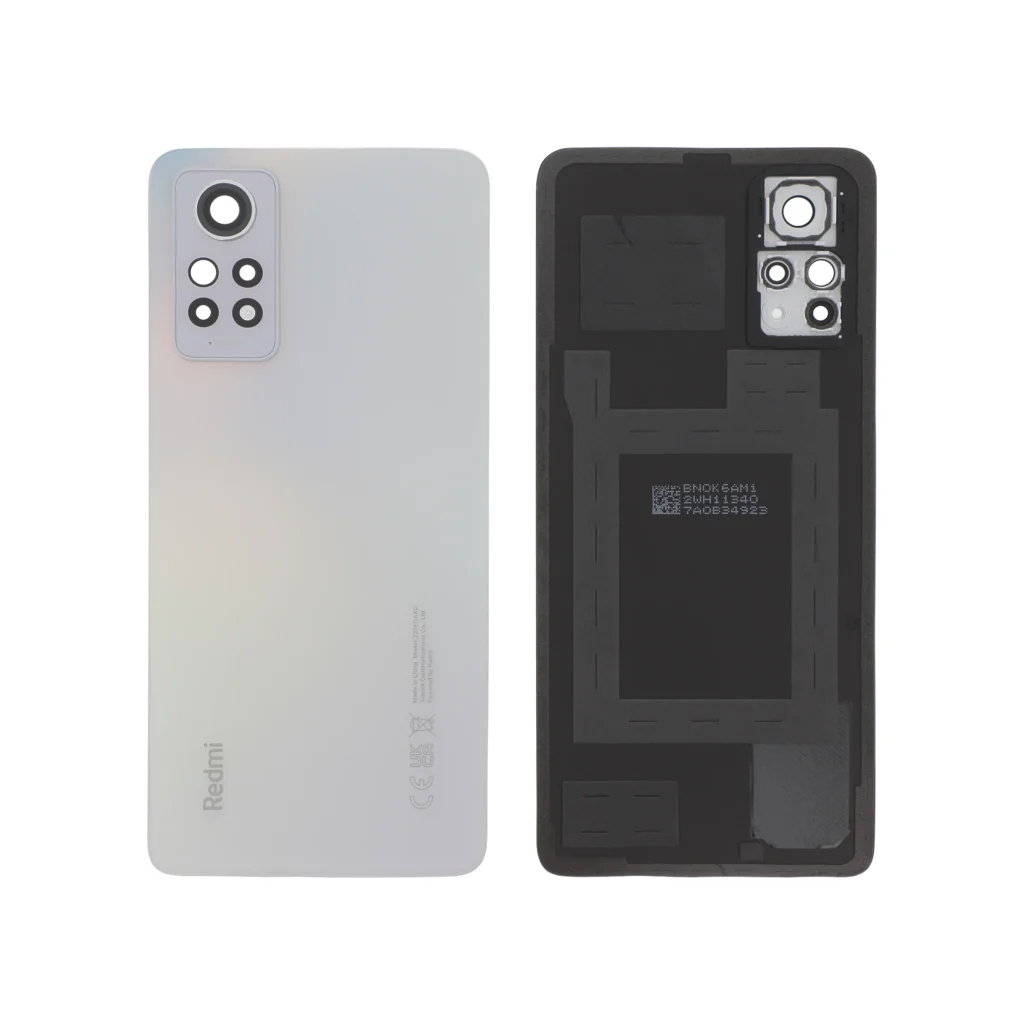 Tampa Traseira Branca Polar para Xiaomi Redmi Note 12 Pro 4G (SERVICE PACK)