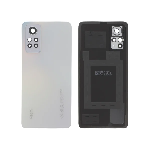 Tampa Traseira Branca Polar para Xiaomi Redmi Note 12 Pro 4G (SERVICE PACK)