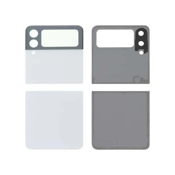 Tampa Traseira Completa Branca para Samsung Galaxy Z Flip3 5G (F711B)