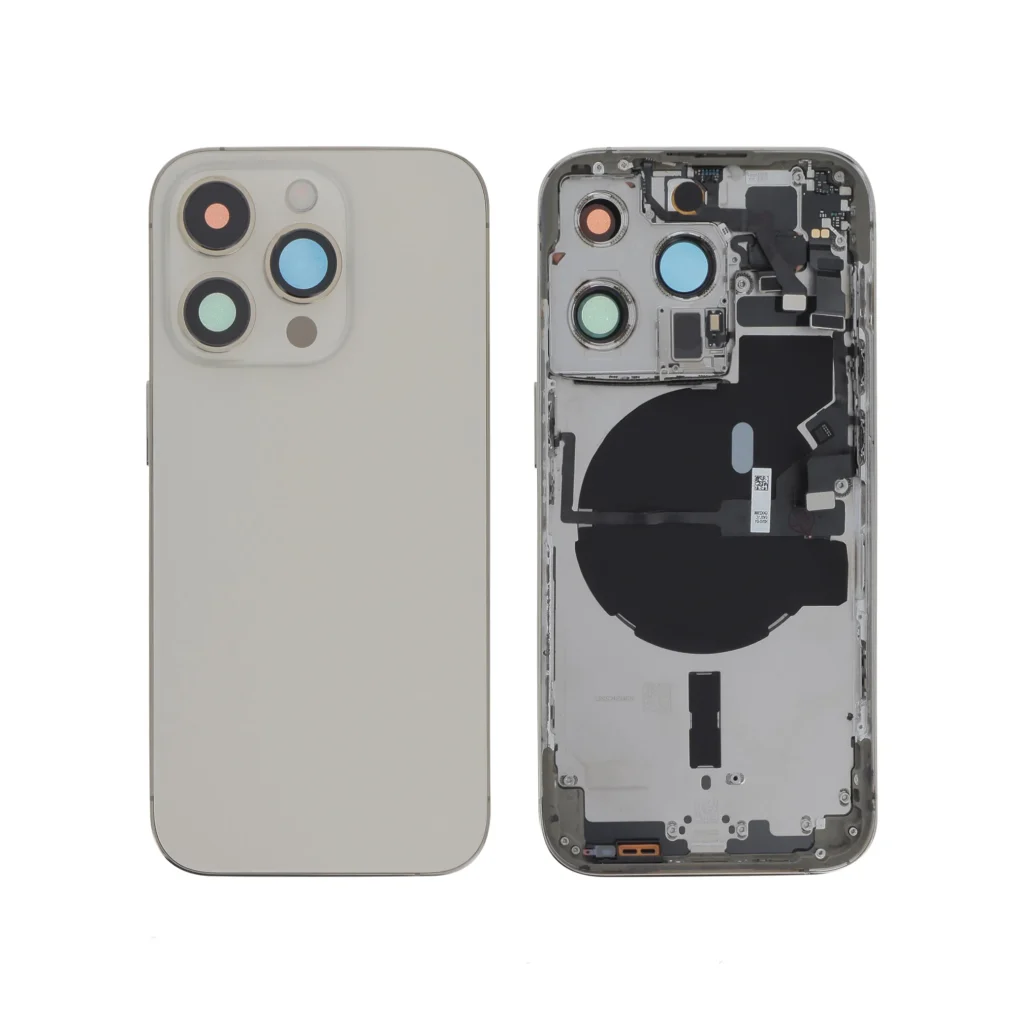 Tampa Traseira Completa Dourada para iPhone 14 Pro