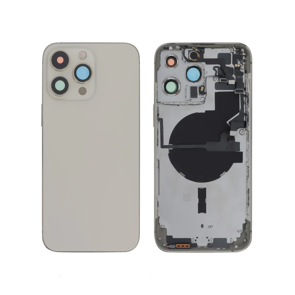 Tampa Traseira Completa Dourada para iPhone 14 Pro Max