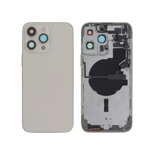Tampa Traseira Completa Dourada para iPhone 14 Pro Max