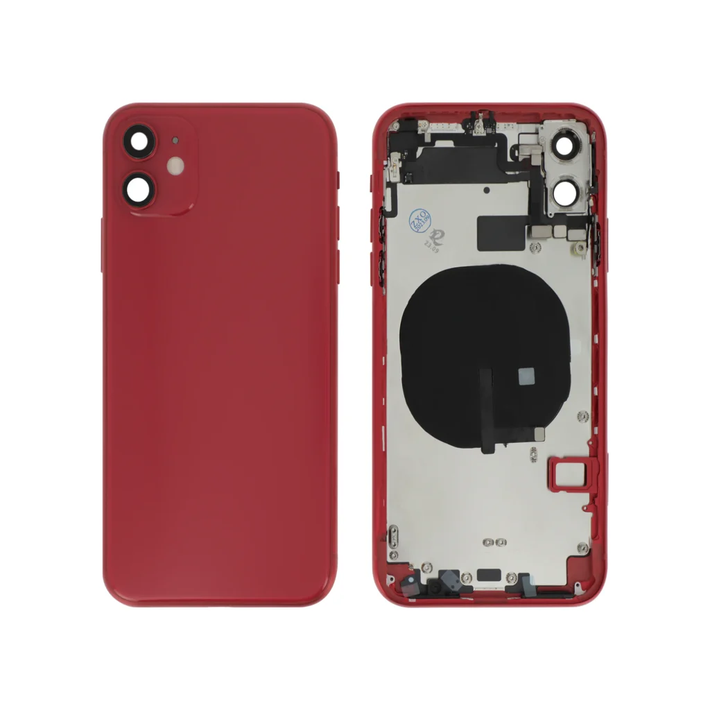 Tampa Traseira completa para iPhone 11 - Vermelha (Sem Logótipo)