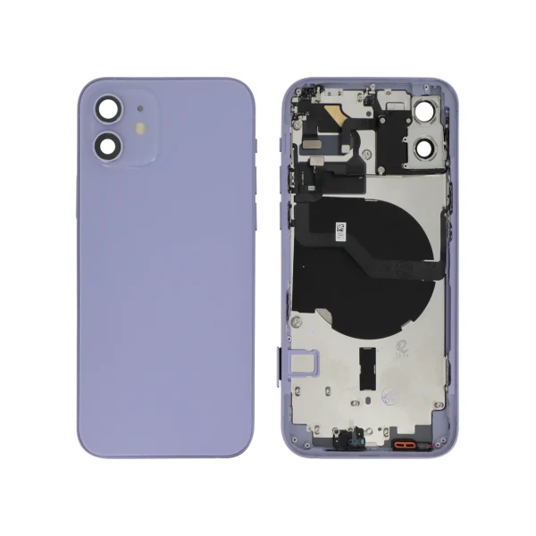 Tampa Traseira completa para iPhone 12 roxa