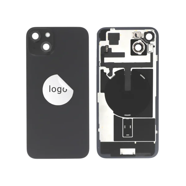 Tampa Traseira Completa para iPhone 15 Plus - Preta, Retirado (Grade A)
