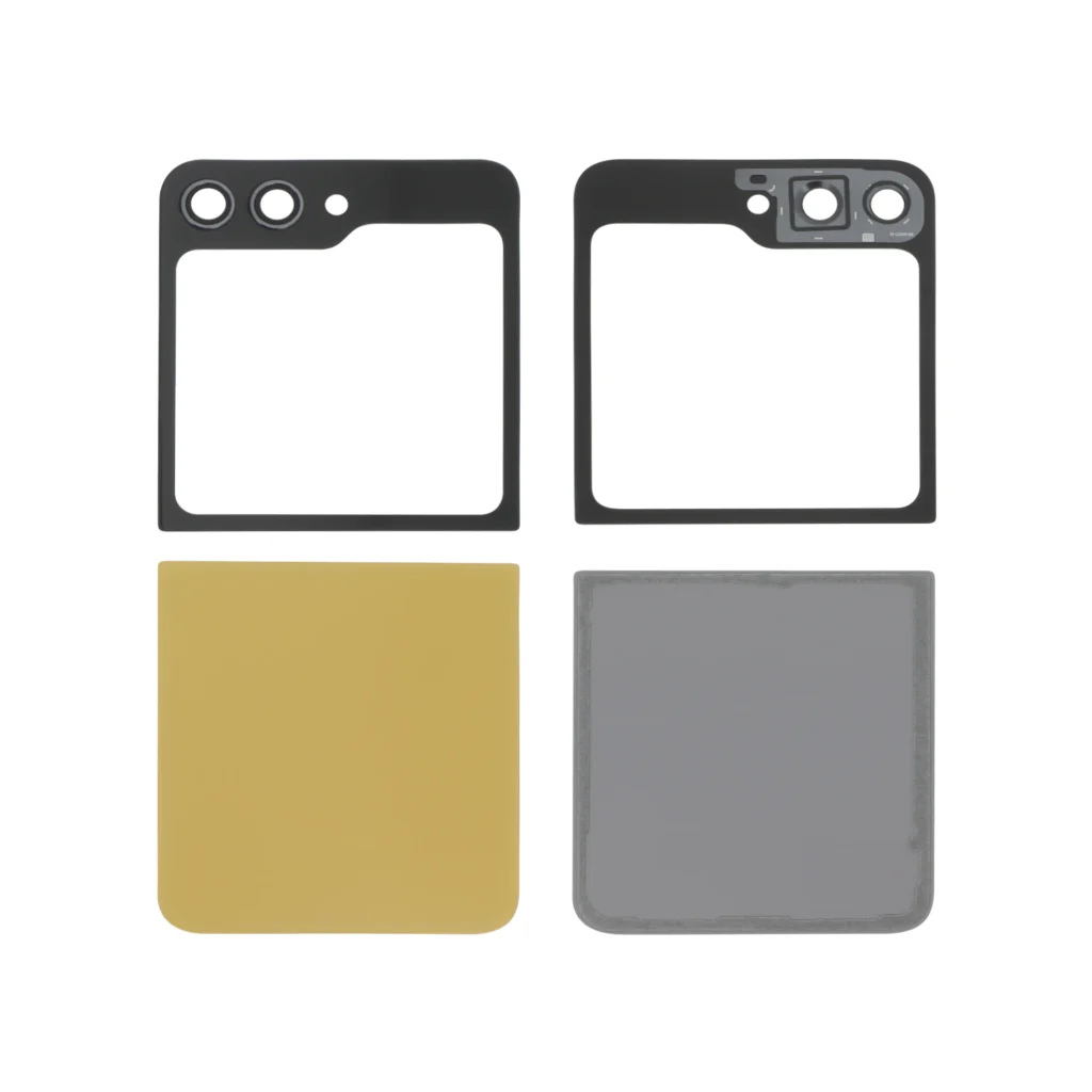 Tampa Traseira completa para Samsung Galaxy Z Flip5 (Amarela)