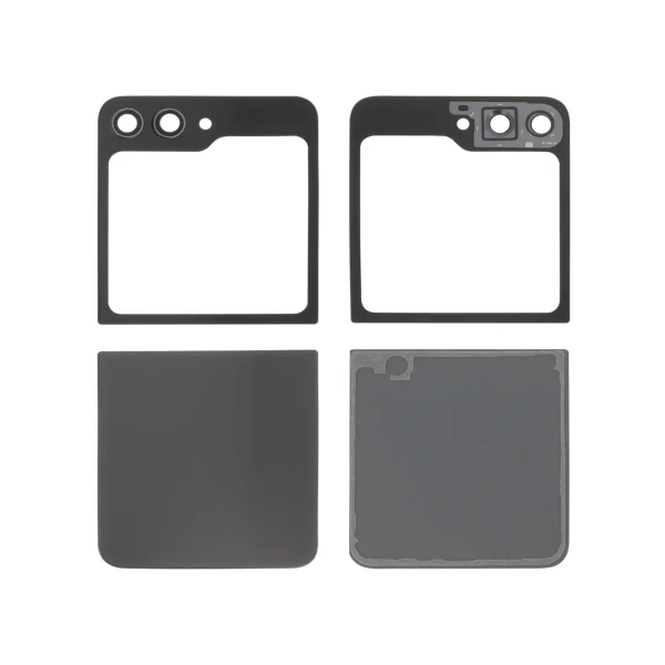 Tampa Traseira Completa para Samsung Galaxy Z Flip5 - Grafite