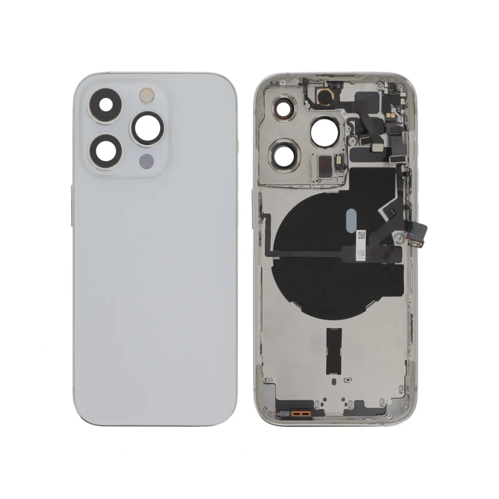 Tampa Traseira Completa Prateada para iPhone 14 Pro