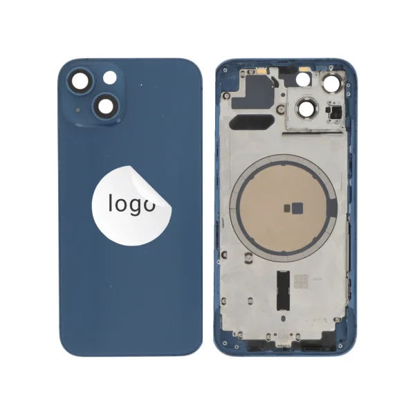 Tampa Traseira Frame Completa Azul para iPhone 13 - Retirado