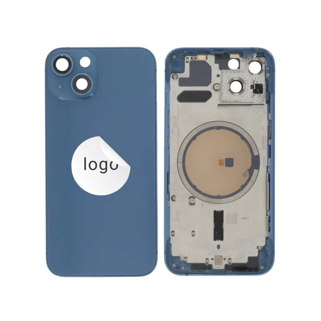 Tampa Traseira Frame Completa Azul para iPhone 13 - Retirado