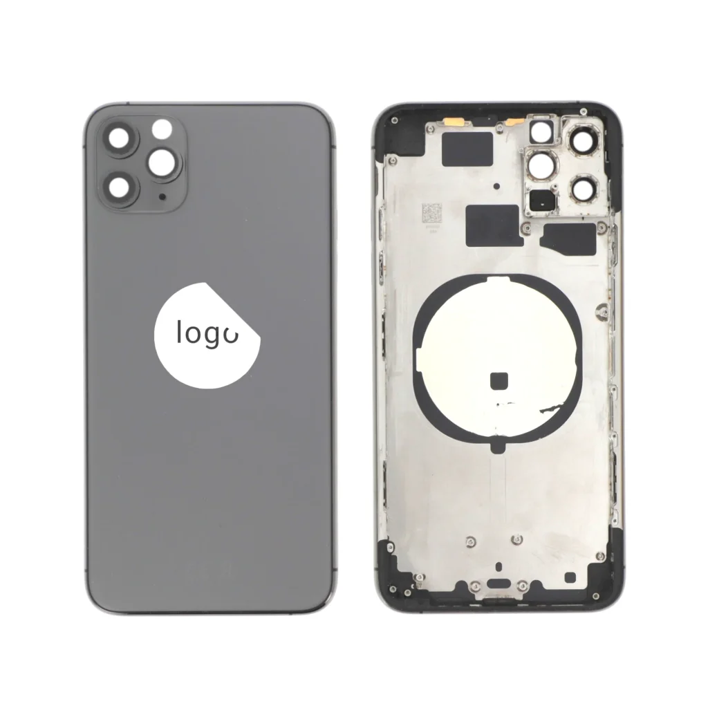 Tampa Traseira Frame Completa Cinzenta para iPhone 11 Pro Max - Retirado