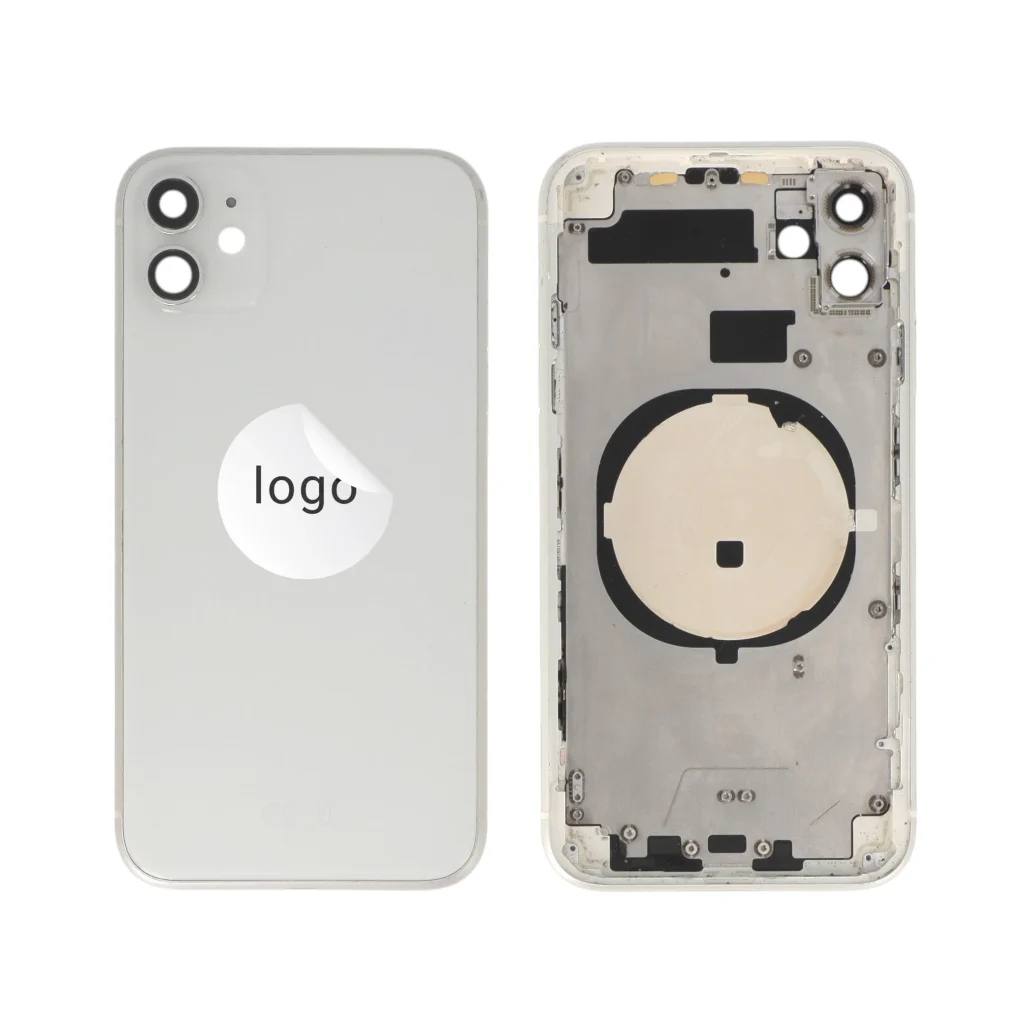Tampa Traseira Frame Completa para iPhone 11 Branca - Retirado