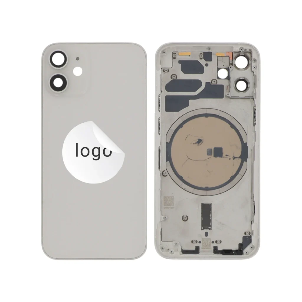 Tampa Traseira Frame Completa para iPhone 12 mini Branca - Retirado