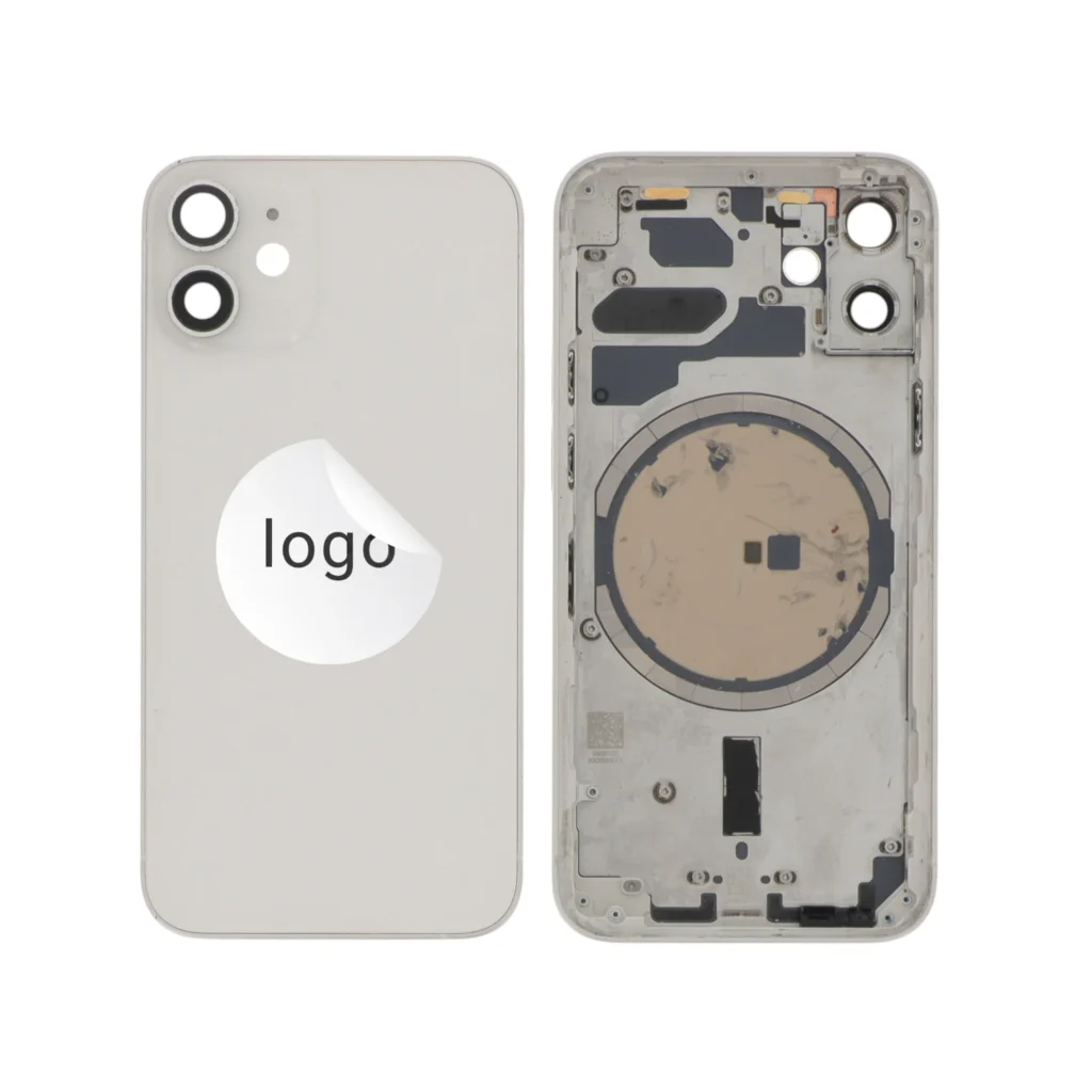 Tampa Traseira Frame Completa para iPhone 12 mini Branca - Retirado
