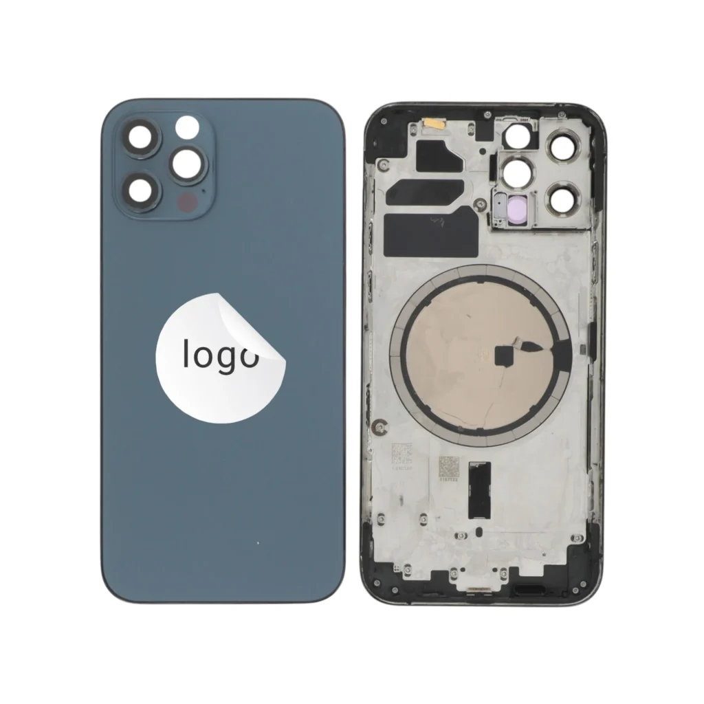 Tampa Traseira Frame completa para iPhone 12 Pro - Azul - Retirado
