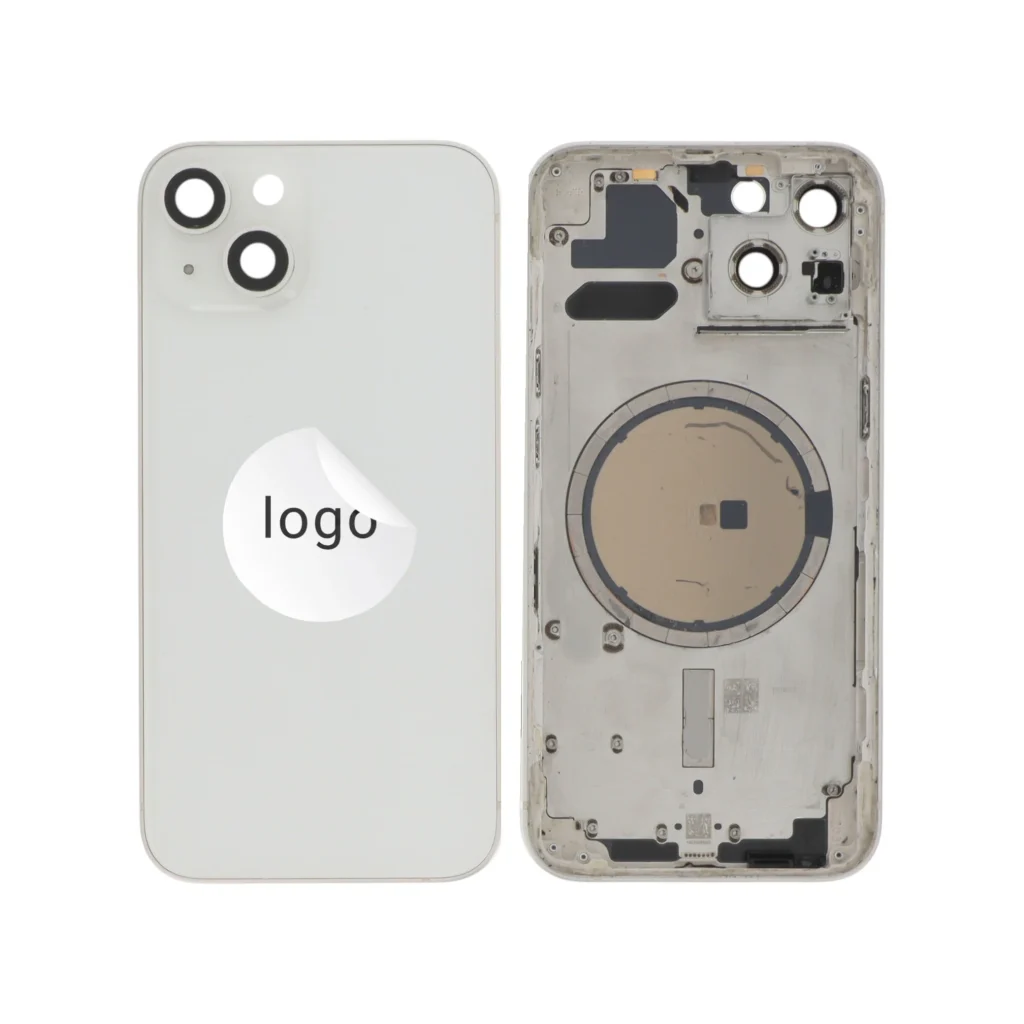 Tampa Traseira Frame Completa para iPhone 13 - Branca Estelar (Retirado)
