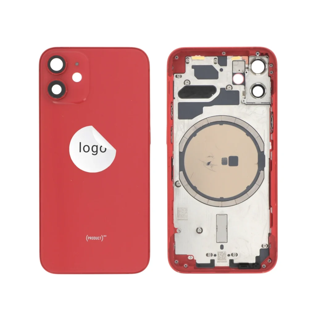 Tampa traseira Frame Completa para iPhone 13 mini - Vermelha - Retirado