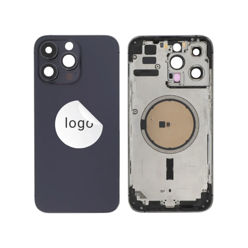 Tampa traseira Frame Completa Roxa Profunda para iPhone 14 Pro Max - Retirado