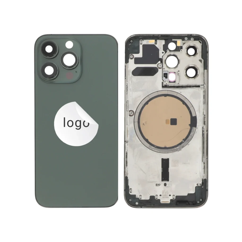 Tampa Traseira Frame Completa Verde Alpino para iPhone 13 Pro - Retirado