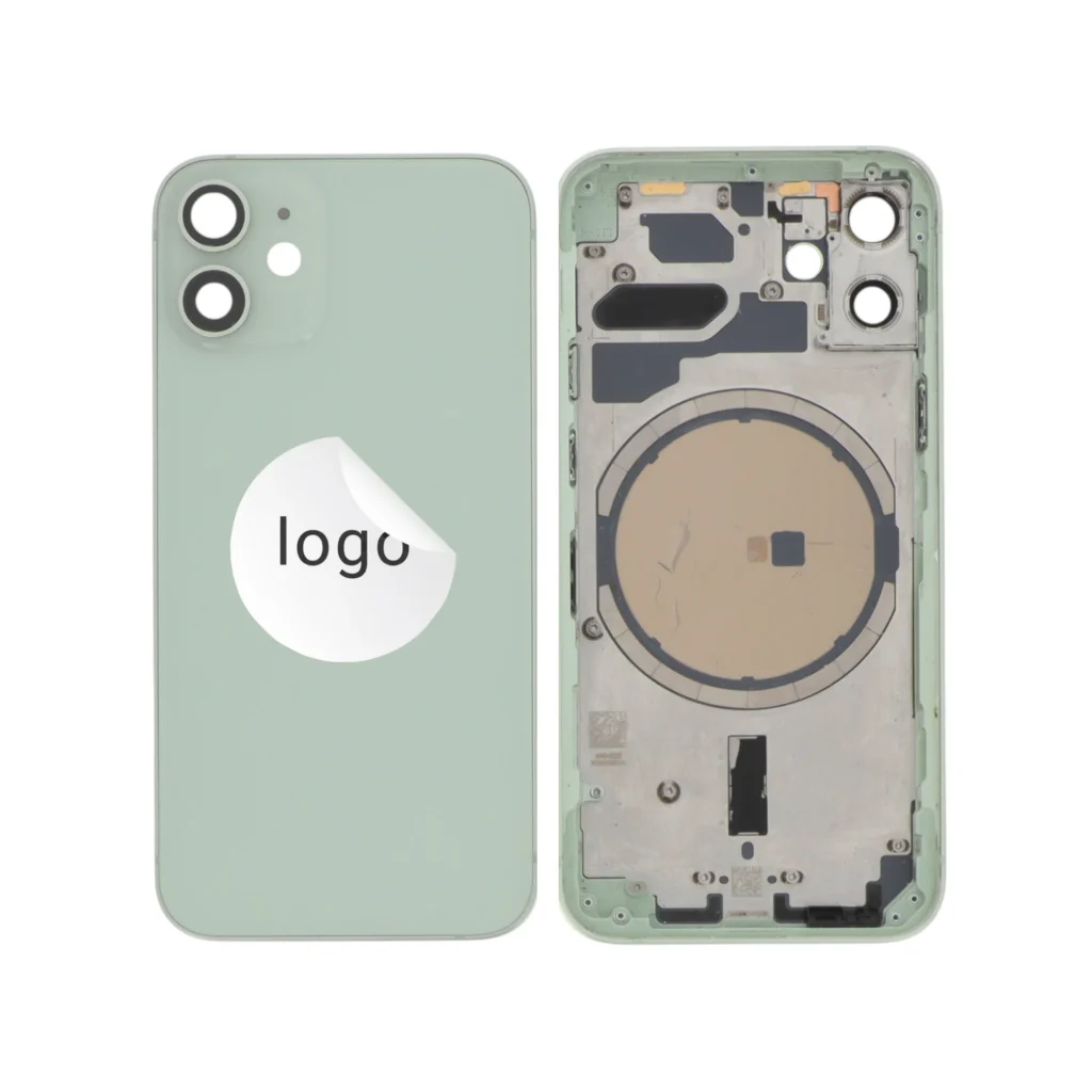 Tampa Traseira Frame Completa Verde para iPhone 12 mini - Retirado