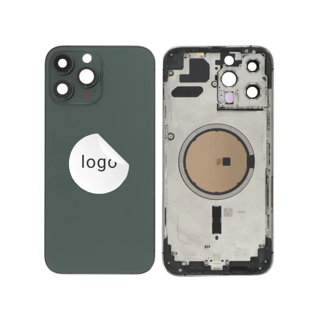 Tampa Traseira Frame Completa Verde para iPhone 13 Pro Max - Retirado