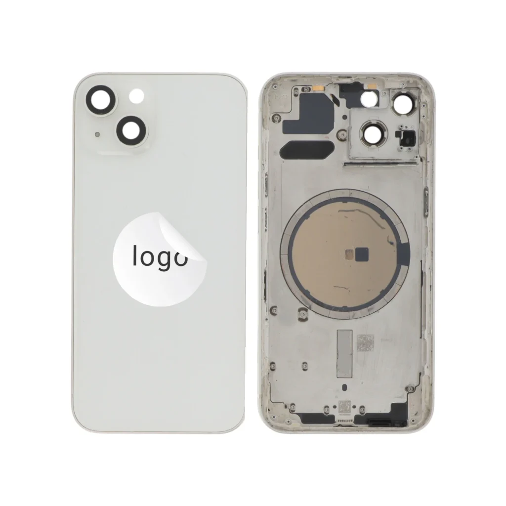 Tampa Traseira Frame para iPhone 13 Branca Estelar - Retirado