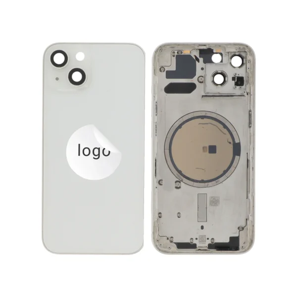 Tampa Traseira Frame para iPhone 13 Branca Estelar - Retirado