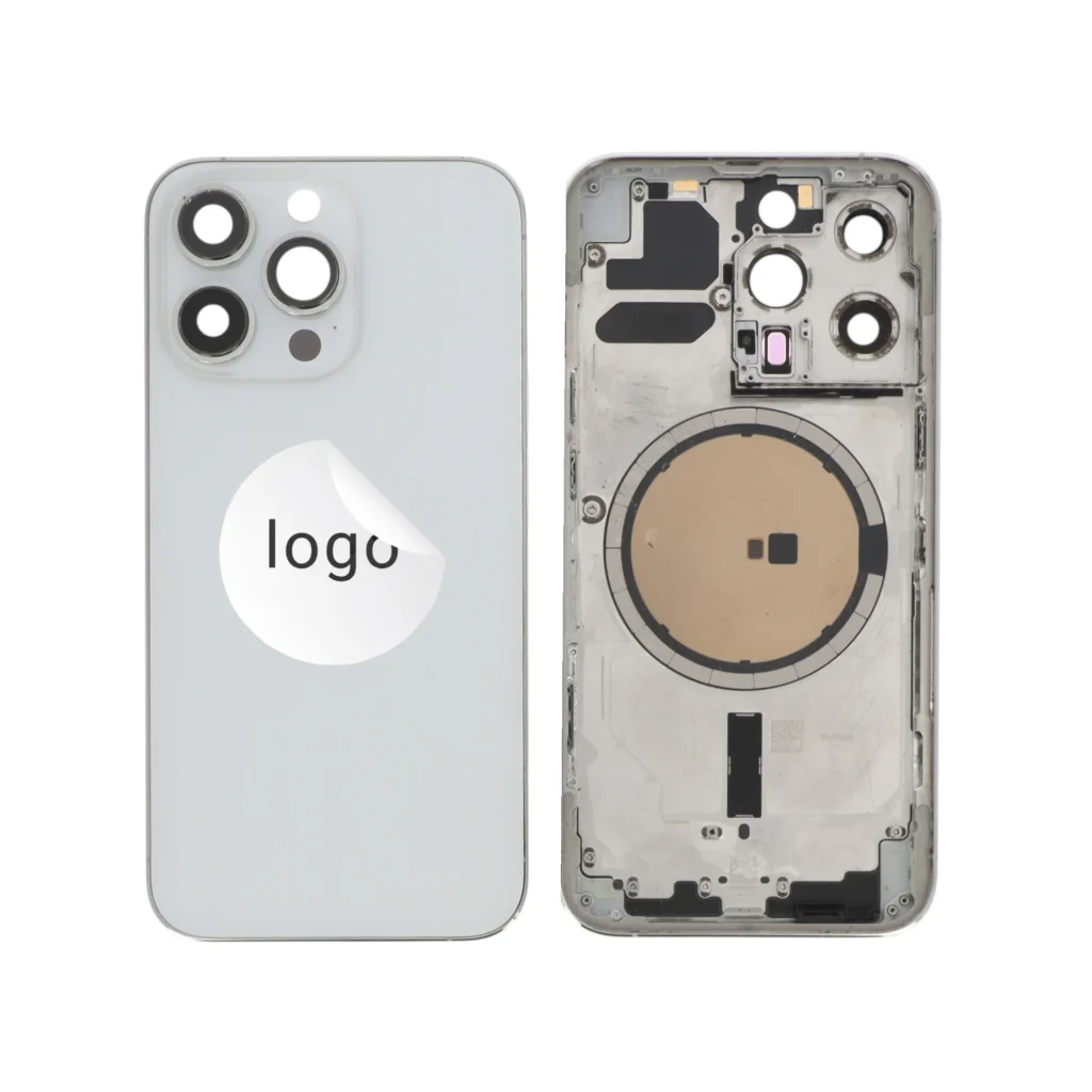 Tampa Traseira Frame Prateada para iPhone 13 Pro - Retirado