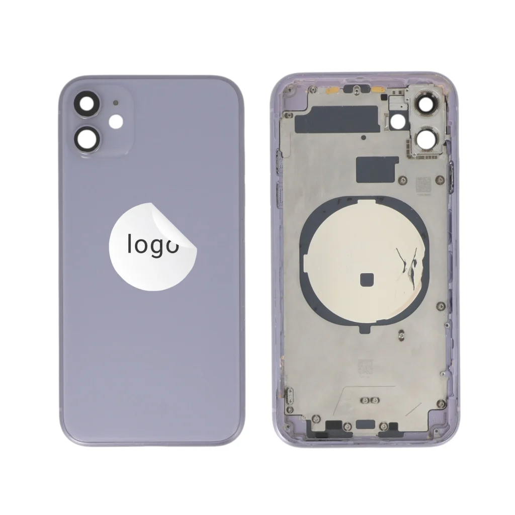 Tampa Traseira Frame Roxa para iPhone 11 - Retirado