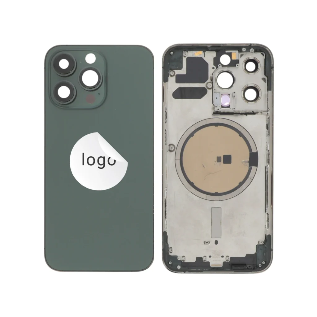 Tampa Traseira Frame Verde Alpino para iPhone 13 Pro - Retirado