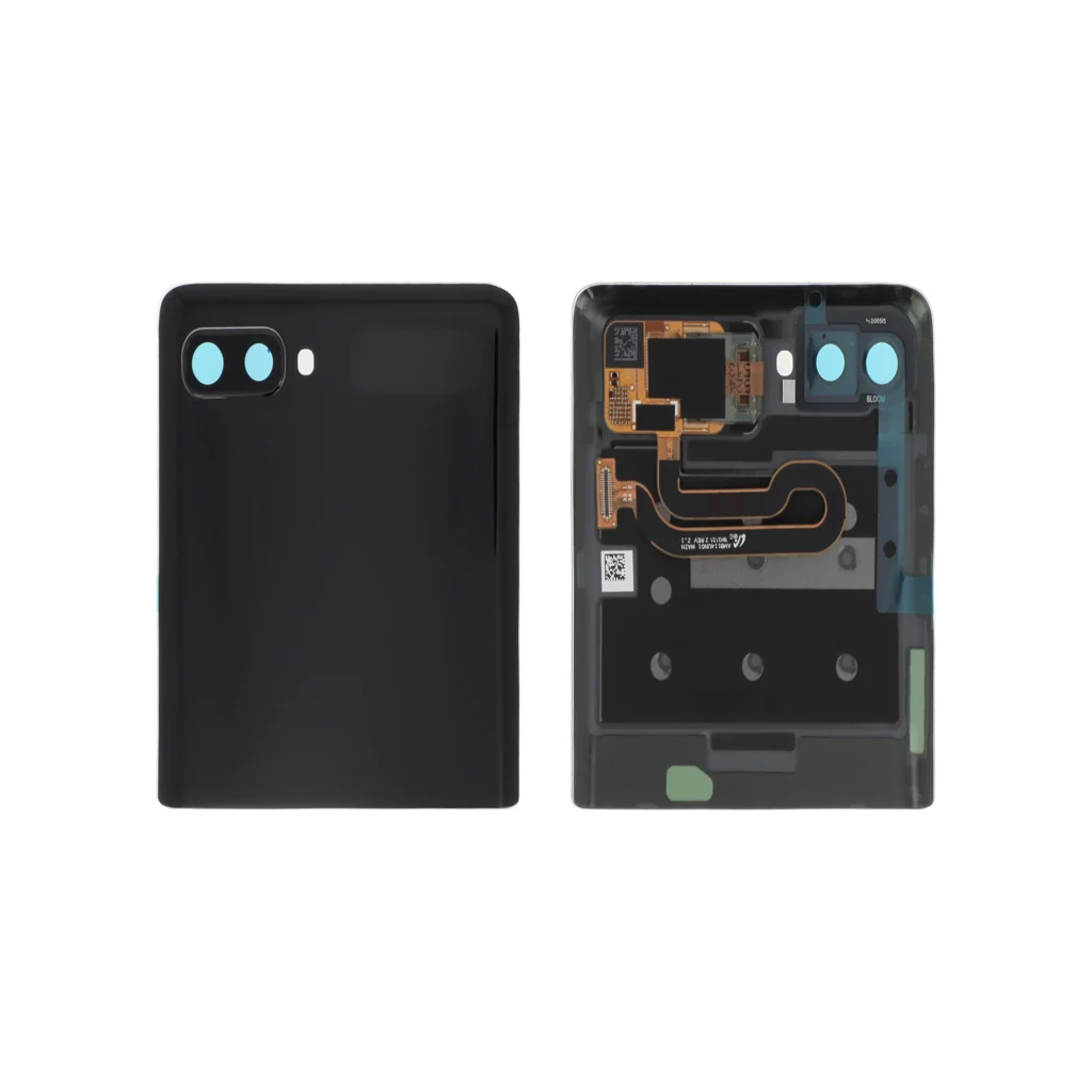 Tampa Traseira + LCD Preta para Samsung Galaxy Z Flip (F700F), (SERVICE PACK)