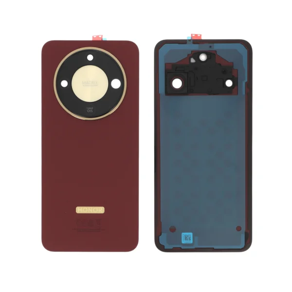 Tampa Traseira para Honor Magic 8 Lite Castanha (SERVICE PACK)