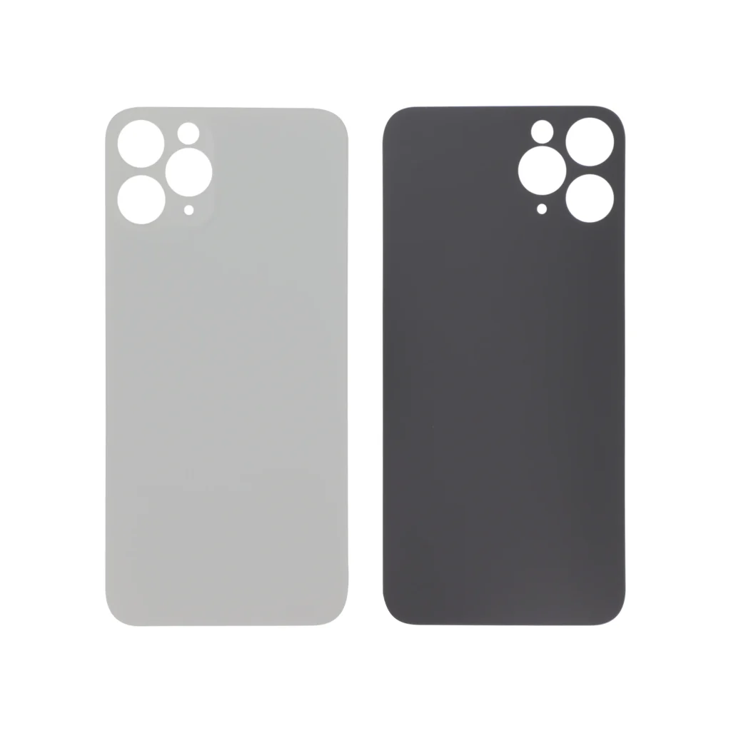 Tampa Traseira para iPhone 11 Pro Prateada (Orifício Grande)
