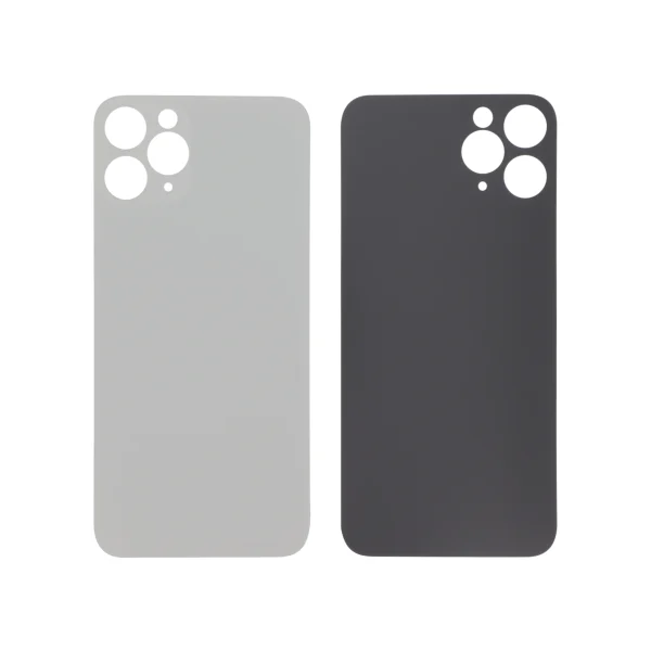 Tampa Traseira para iPhone 11 Pro Prateada (Orifício Grande)
