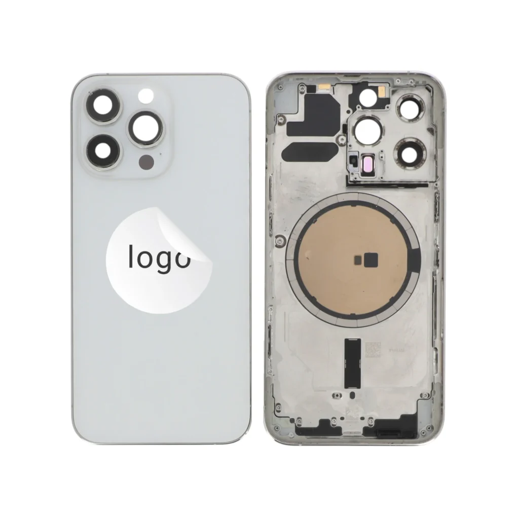 Tampa Traseira para iPhone 13 Pro Prateada - Frame Completa (Retirado)