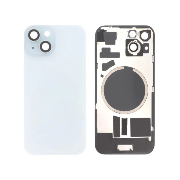 Tampa Traseira para iPhone 15 Azul (com MagSafe) Sem Logótipo