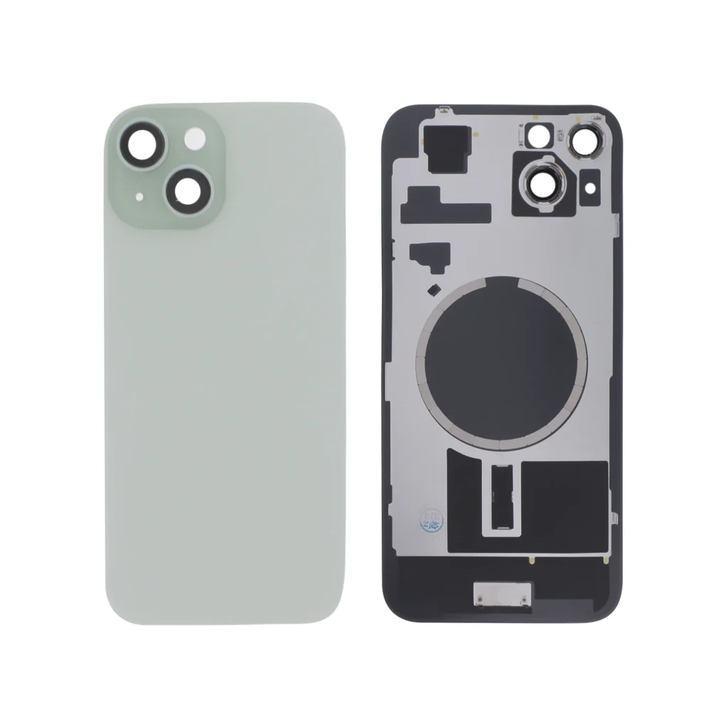 Tampa traseira para iPhone 15 Plus Verde (com MagSafe)