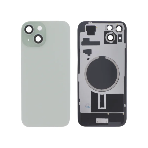 Tampa traseira para iPhone 15 Plus Verde (com MagSafe)