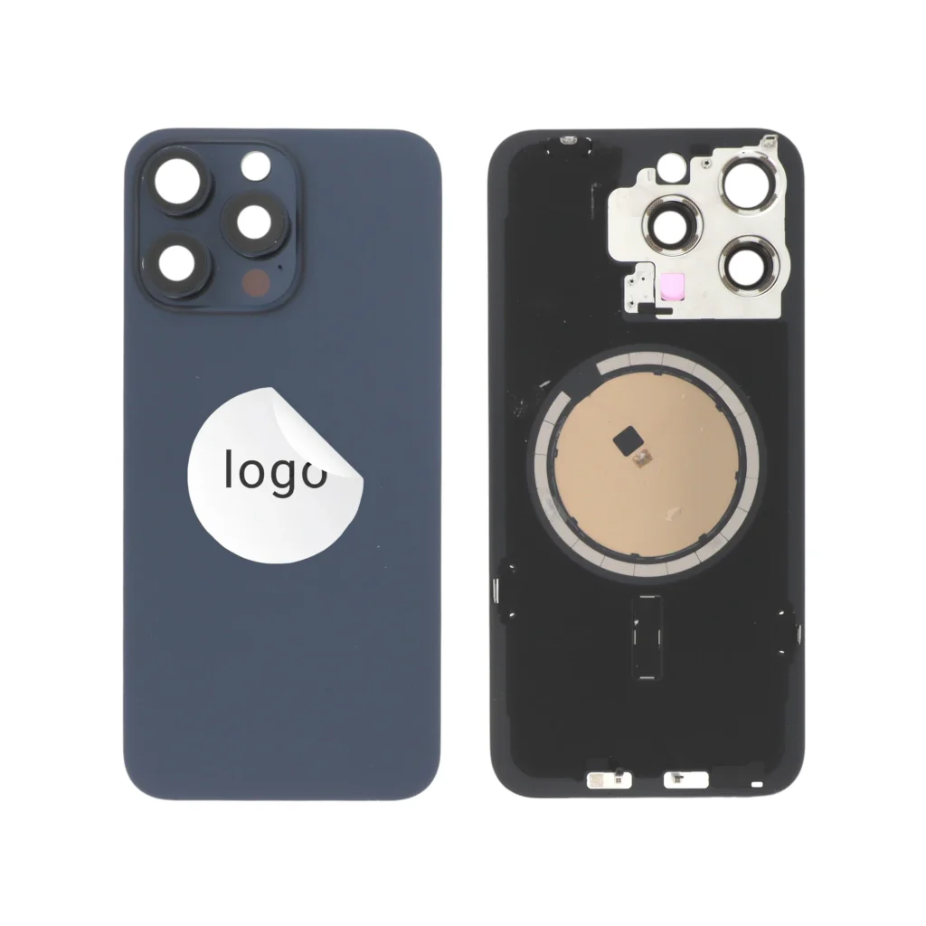 Tampa Traseira para iPhone 15 Pro Max Azul - Retirado