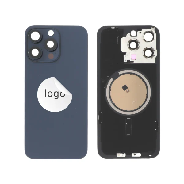 Tampa Traseira para iPhone 15 Pro Max Azul - Retirado