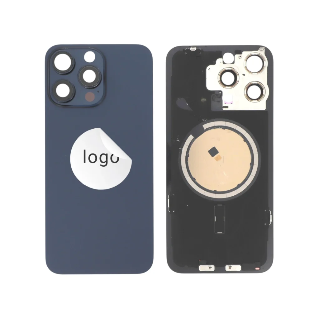 Tampa Traseira para iPhone 15 Pro Max Azul - Retirado