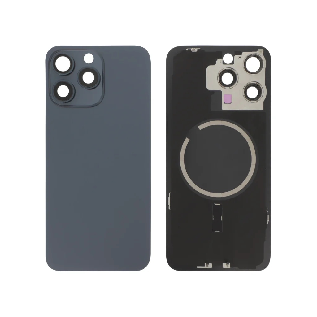 Tampa Traseira para iPhone 15 Pro Max Titânio Azul