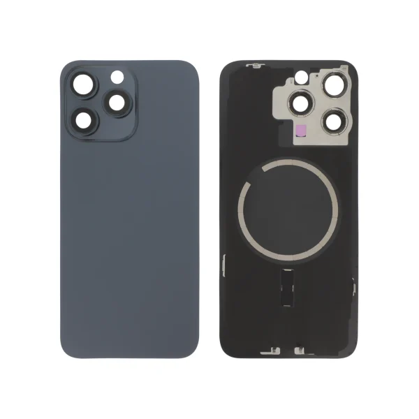 Tampa Traseira para iPhone 15 Pro Max Titânio Azul