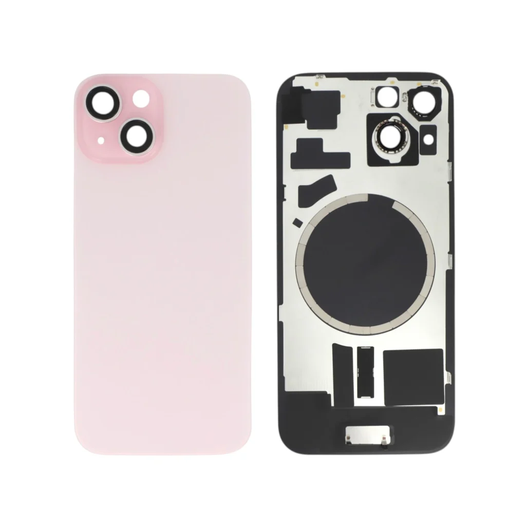 Tampa Traseira para iPhone 15 Rosa