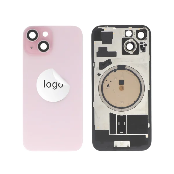 Tampa Traseira para iPhone 15 - Rosa, Retirado