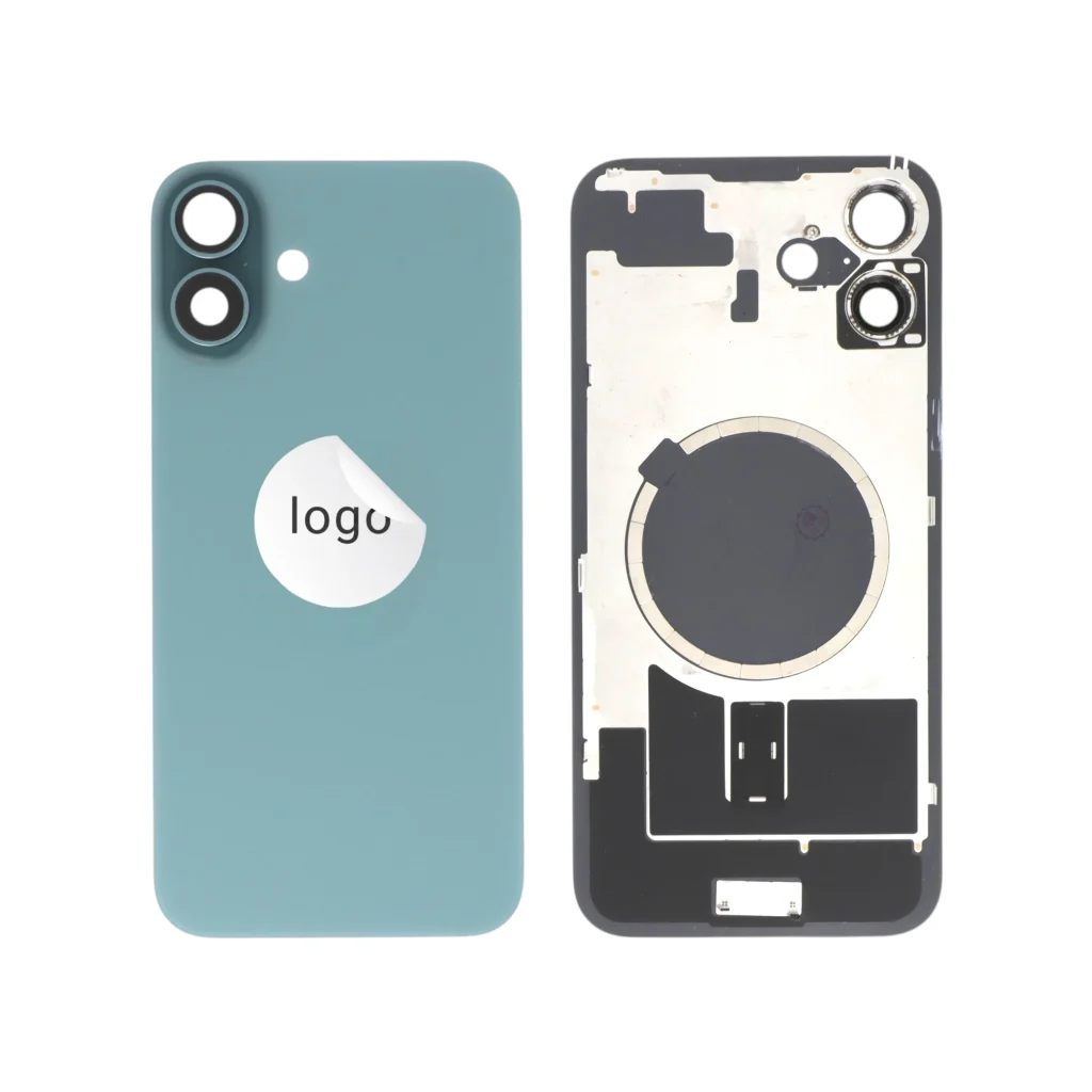 Tampa Traseira para iPhone 16 Plus Verde-azulado - Retirado