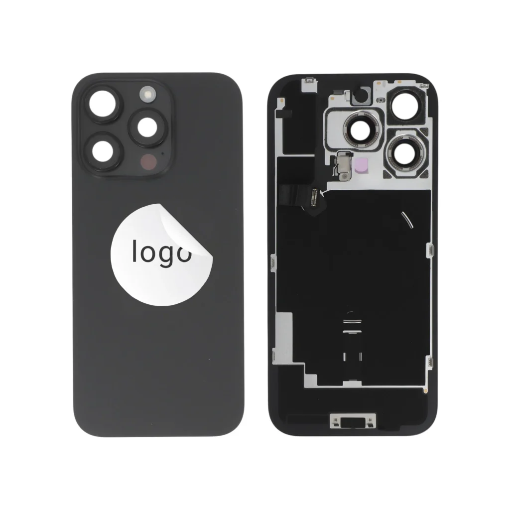 Tampa Traseira para iPhone 16 Pro Preta Titânio - Retirado