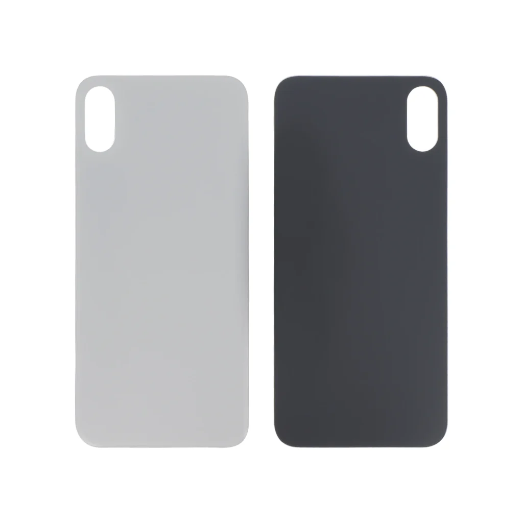 Tampa Traseira para iPhone X Prateada (Orifício Grande, Sem Logótipo)